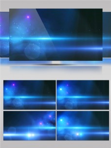 蓝色光感粒子高清视频素材