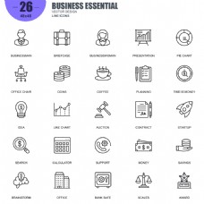 25款金融商业icon素材