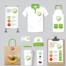 vi设计果绿色环保公司包装VI设计