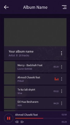 专辑Ⅳ紫色音乐app歌曲专辑播放列表
